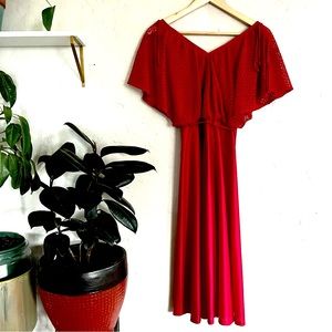 Classic Vintage Red Dress Size Valentines Day XS/S